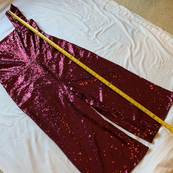 NWT Gal Meets Glam Casey sequin Jumpsuit 14 - Picture 6 of 12